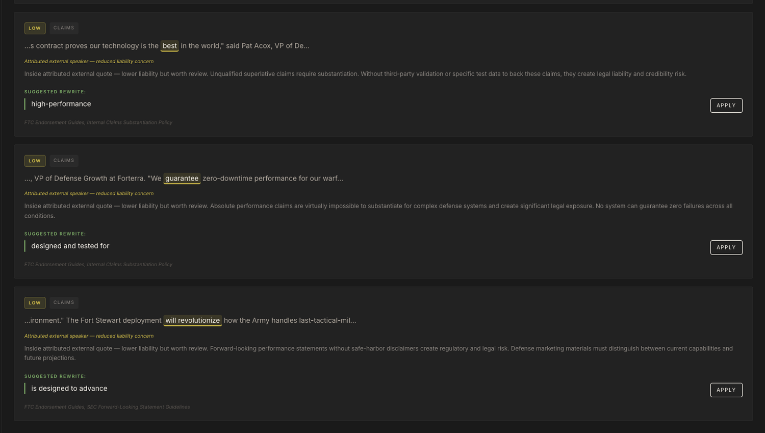 Pre-Flight Compliance Checker — image 3